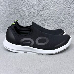 Oofos Oomg Eezee Low Mens Size 13 Slip On Sneakers Shoes Black White Recovery